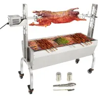 Vevor Roaster Spit Rotisserie BBQ Grill Koko sian lampaan kananpaisti 50W 90LBS