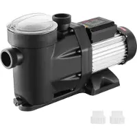 Vevor 1500 W (2 hv) maanpäällinen allaspumppu, 220V-240V, 1450/2860 rpm, kaksinopeuksinen pumppu, 1800 W, 33000 l/h maks. virtaus, tehokas pumppu, energiansäästöinen uima-allaspumppu maanpäällisiin ui