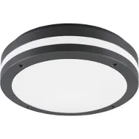 TRIO Kendal LED kattovalaisin 12W IP54 3000K antrasiitti