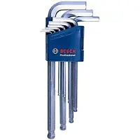 Bosch Professional Kuusioavainsarja, 9 kappaletta, 1,5–10 mm