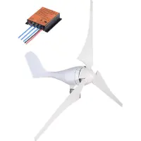 Vevor -tuuliturbiini, 400 W:n 12 V:n tuuliturbiinigeneraattorisarja, 3-lapainen lataussäädin, tuuliturbiinigeneraattori, tuulivoimaturbiinigeneraattori virransyötön täydentämiseen