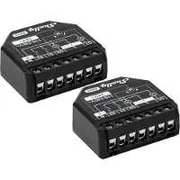 Shelly 2PM Gen3 älykytkin, 2-pack, musta