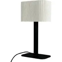 Dyberg Larsen pöytälamppu Calix, luonnonvalkoinen, korkeus 39 cm Calix, Valkoinen/opaali, Olohuone/ruokailutila, Tekstiili/kangas/silkki, Design