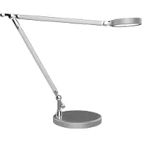 Unilux Bordlampe Senza sølv LED 2.0 ergonomia Bordlampe Senza sølv LED 2.0 ergonomia