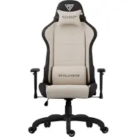 Sense7 Spellcaster FUKU fabric armchair black and beige