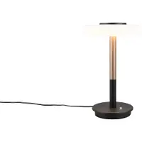 TRIO Celeste LED pöytävalaisin 35cm 10W 3000K musta/valkoinen/kahvinruskea