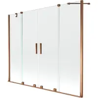 Mexen Kylpyhuoneen seinä Velar Duo II, ruusukulta, 200 x 150 cm