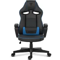 Sense7 Knight armchair black and blue