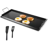 Vevor hiiliteräksinen paistolevy, 32x14 tuuman universaali litteä suorakaiteen muotoinen levy, kaasugrilli BBQ-grillille, Teppanyaki, kannettavat perhekeittiövälineet kahvalla, leirintäalueen takajuhl