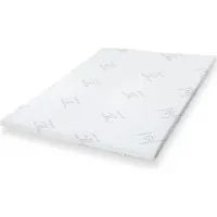 THE WHITE STONE Latex-patja - - 140 x 190 cm - Bambukangas - Pestävä - 5 cm paksu