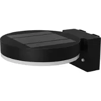 Osram ENDURA Style Solar Single Circle Wall 600lm 6W/830 70mm black