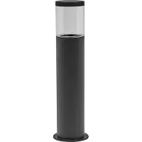 Osram -pollarilamppu ENDURA CLASSIC EBRO, tummanharmaa 49 cm IP44 himmennettävä, Alumiini/harmaa/sinkki, Ruostumaton teräs, Moderni