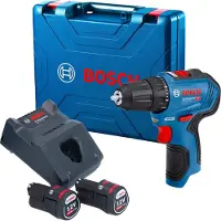 Bosch Pora/ruuvinväännin GSR 12V-30; 12 V; 2x2,0 Ah akku