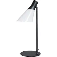 Dyberg Larsen Gent Bordlampe Mat Sort/ Opal - Black - H48CM