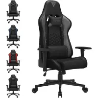 Sense7 Spellcaster armchair black and grey