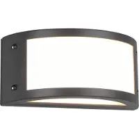 TRIO Kendal LED seinävalaisin 12W 11,5cm 3000K IP54 antrasiitti
