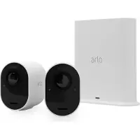 Arlo Ultra 2 4K langaton turvakamera (2 kpl, valkoinen)
