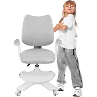 Adler Junior 4.6 grå snurrstol