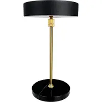 Dyberg Larsen Moonlight Led Bordlampe Sort - Black - H28.5CM