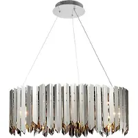 Toolight APP1763-8CP Metal Chrome Kristallikattovalaisin