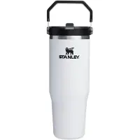 Stanley IceFlow Flip Straw 2.0 Tumbler termospullo ruostumatonta terästä Chalk 1 kpl