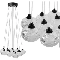 Toolight Valkoinen Riippuvalaisin Ms024-13cp Black