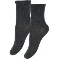 Minymo Perfect Basic Socks (2-Pack) - Grey - 19\22