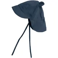 Huttelihut Summer Hat Ears Muslin - Blue - 48\6-12M