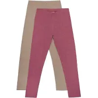 Minymo Basic Leggings (2-Pack) - Pink - 92