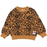 Mini Rodini Basic Leopard Sweatshirt - Brown - 80-86