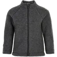 Mikk-Line Wool Baby Jacket - Grey - 86