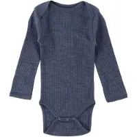 Smallstuff Body Ls, Off. White Drop Needle, Merino Wool - Blue - 56
