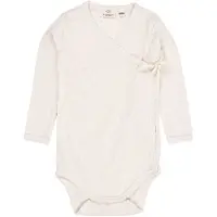 Copenhagen Colors Pointelle Heart Crossover Body Ls - Cream - 62