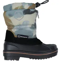 Color Kids Boots W. Zip, Wool & Wp, Aop - Multi/patterned - 29