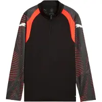 Puma Harjoituspaita Individualfinal 1/4 Vetoketju - Musta/hehkuva Punainen Lapset, koko 140 cm