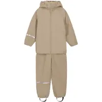 CeLaVi Basic Rainwear Set -Recycle Pu - Beige - 80