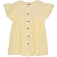 Huttelihut Dress Ss Muslin - Yellow - 104