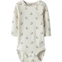 Lil´ Atelier Potkuhousut/body 'NBNLayo' umbra / villanvalkoinen