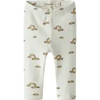 Lil´ Atelier Nbnlayo Kim Slim Leggings Lil Noos - Cream - 62
