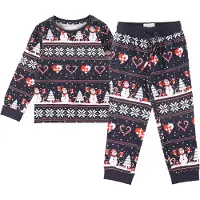 Jule-Sweater Christmas Heart Pajamas Navy Kids - Navy - 146-152