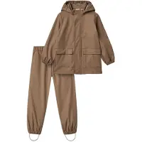 Wheat Rainwear Ola Set - Brown - 110