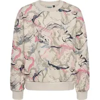 Hummel Hmljr Loose Aop Sweatshirt - Cream - 110/116