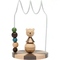 OYOY Helmitaulu - Sirkus Bear - Nature/Dusty Blue - - OneSize - Aktiviteettilelut