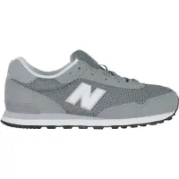 New Balance unisex for kids. GC515V1 Gray 515 sneakers (37.5), Flat, Laces, Casual, Grey, Mesh, children's fashion