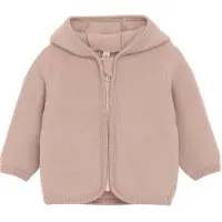 Huttelihut Jacket Ears Wool Fleece - Pink - 104