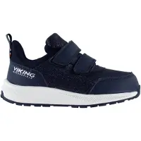 Viking Bouncy Glitter WP 2V Lenkkarit, Navy, 35