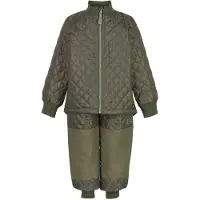 Mikk-Line Kevyttoppapuku, Dusty Olive, 98