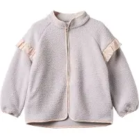 Wheat Fleece Jacket Ellena Lavender Rain Lavender Rain 122 cm Purppura 122 cm Tytöt