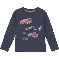 Minymo T-Shirt Ls - Blue - 116