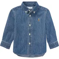 Ralph Lauren Ls Bd-Tops-Shirt - Blue - 80-83
